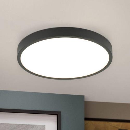 ORION Bully LED-taklampa i svart, 3 000 K, Ø24cm