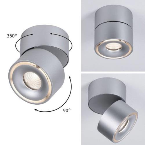 Paulmann Spircle LED-påbyggnad-downlight krom matt