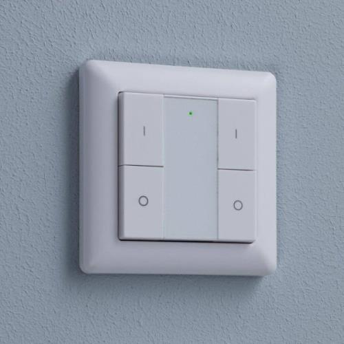 Paulmann väggströmbrytare ZigBee 2-gång på/av/dimmer