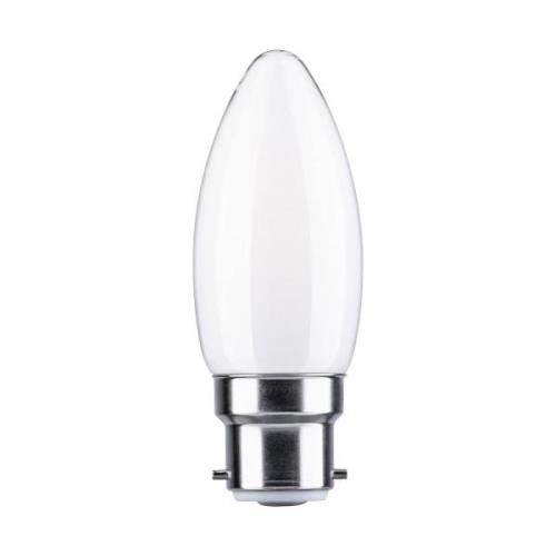 Paulmann LED-ljus B22d 4,7W 2 700 K opal dimbar