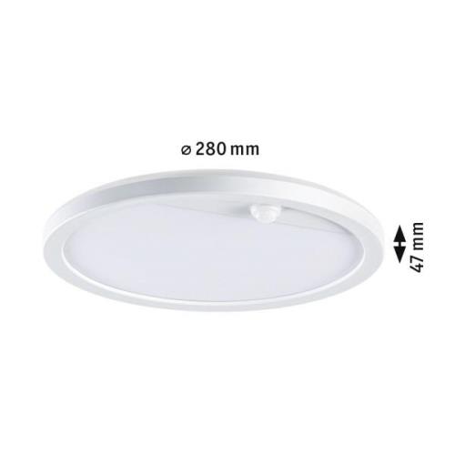 Paulmann Lamina sensor LED-vägglampa CCT rund vit