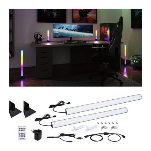 Paulmann set med 2 EntertainLED Lightbar Dynamic RGB 60cm, bas