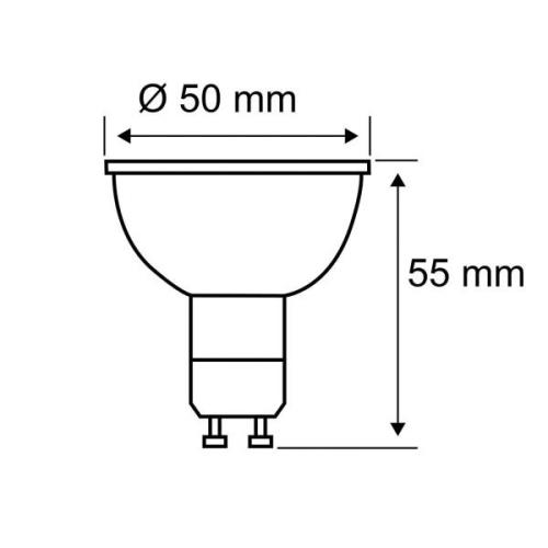 Paulmann LED-reflektor GU10 4,3W 2 200 K