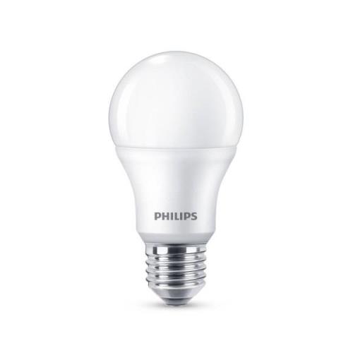 Philips E27 LED-lampa A60 8 W 2 700 K matt 4-pack