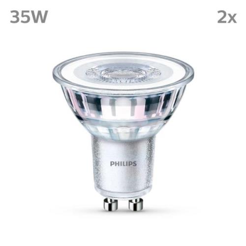 Philips LED-lampa GU10 3,5W 275lm 840 klar 36° 2