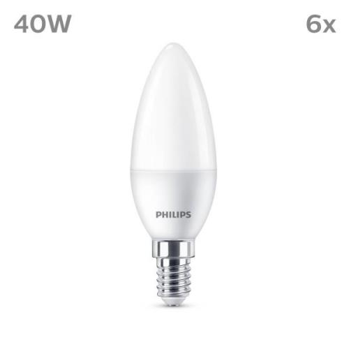 Philips LED-ljus E14 4,9W 470m 2 700 K matt 6