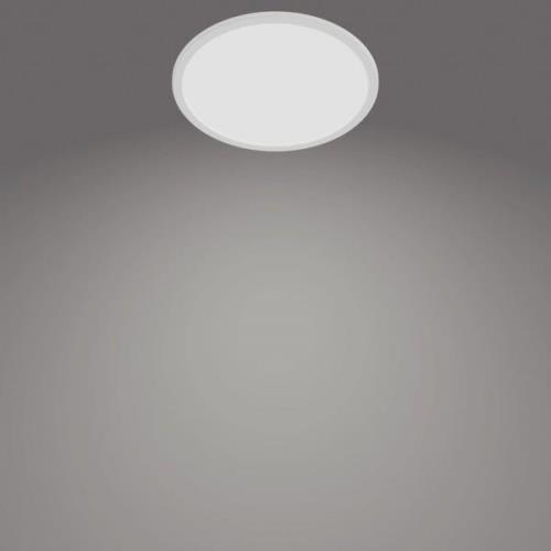 Philips Superslim LED IP44 4 000 K Ø 24,5cm vit