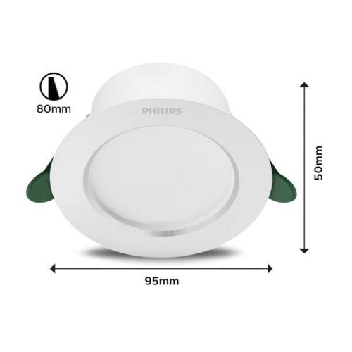 Philips Diamond Cut LED-spot Ø9,5 cm 360lm/2W 830