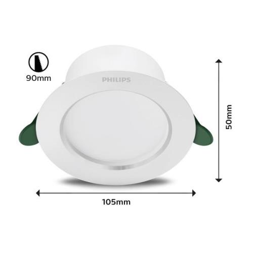 Philips Diamond Cut LED-spot 10,5 cm 400lm/2,2W 830