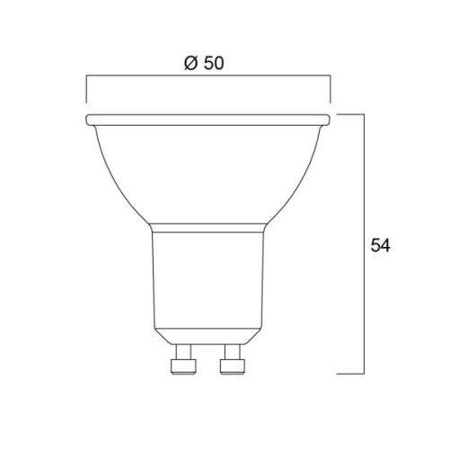 Sylvania LED-reflektor GU10 2,2W 3 000 K 350 lm