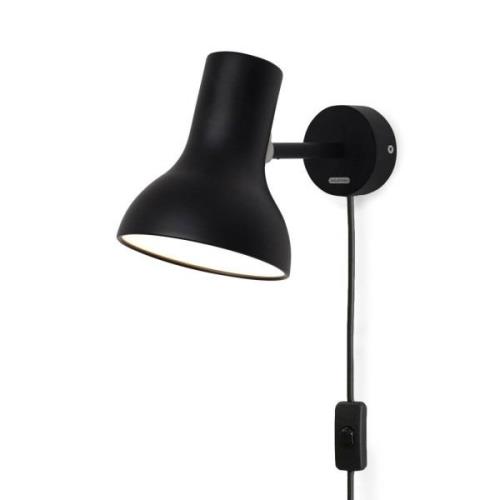 Anglepoise Type 75 Mini vägg med kontakt svart