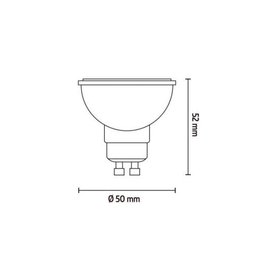 Calex Smart LED reflektor GU10 4,9W CCT RGB