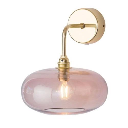 EBB & FLOW Horizon vägglampa arm guld/rosa Ø 21 cm