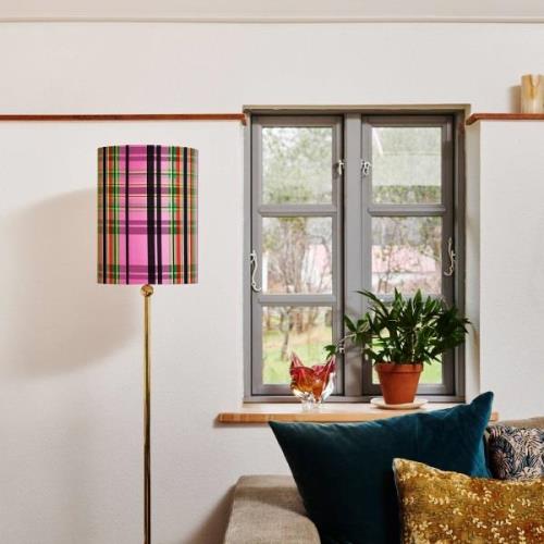 EBB & FLOW Barre XL golvlampa guld/Chennai fuschia