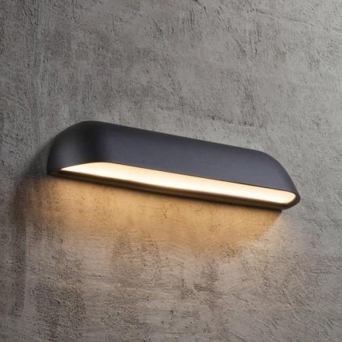 Nordlux LED-utomhusvägglampa Front 36, svart