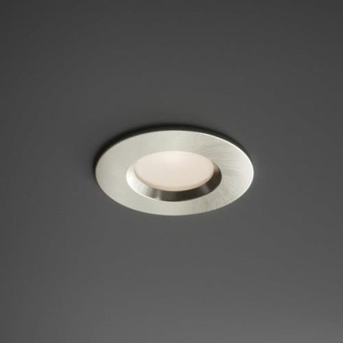 Nordlux LED-inbyggnadslampa Dorado Smart, nickel