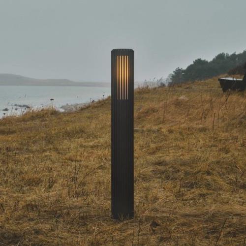 Nordlux Gatubelysning Aludra 95 Seaside, aluminium, svart