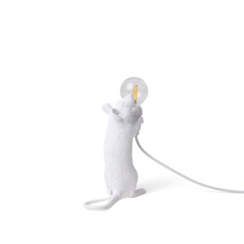 SELETTI LED-dekorbordslampa Mouse Lamp USB stående vit