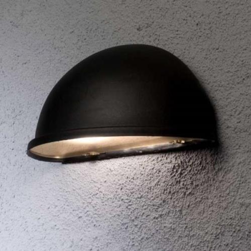 Konstsmide Solid utomhusvägglampa TORINO E27, svart