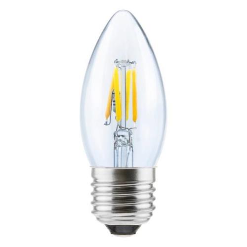 SEGULA LED-kronljuslampa E27 3W 927 filament