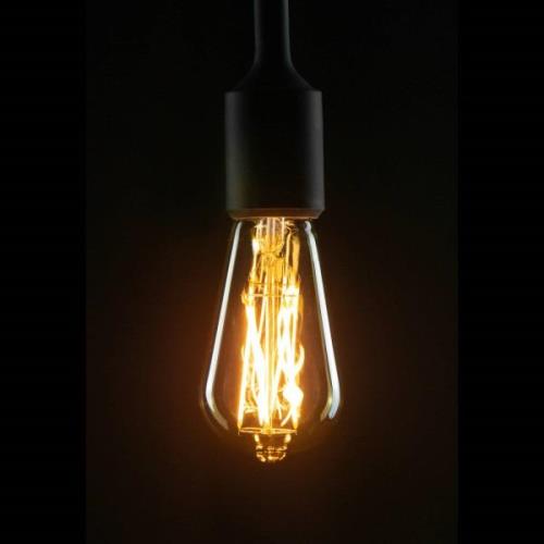 SEGULA LED-lampa E27 ST64 5W 2 200 K guld/guld dim