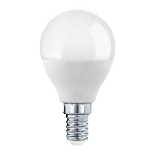 EGLO LED-dropplampa E14 5,5W, varmvit, 470lm, dimbar