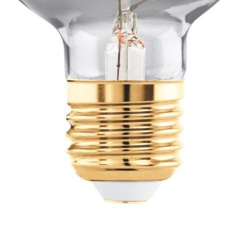 EGLO LED-lampa E27 4W G60 2.000K Filament rökig dimbar