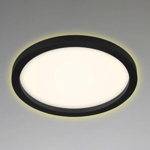 Briloner LED-taklampa 7361, Ø 29 cm, svart