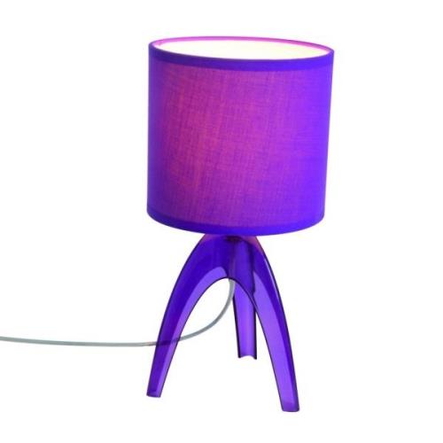 Näve Trendig bordslampa Ufolino, violett