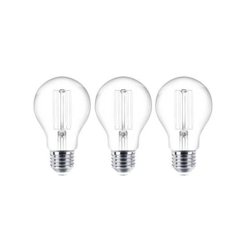 Lindby LED glödlampa E27 set med 3 st 7W 806 lm klar 2.700K