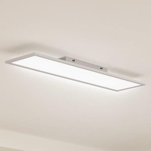 Lindby LED-panel Enhife, vit, 80 x 20 cm, aluminium