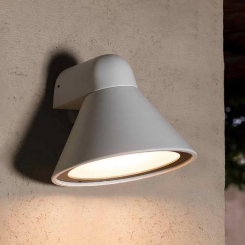 FARO BARCELONA Utomhusvägglampa Pals, IP65 vit matt