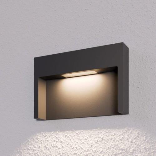 Lucande 3 W LED-inbyggnadsvägglampa Mitja, IP65