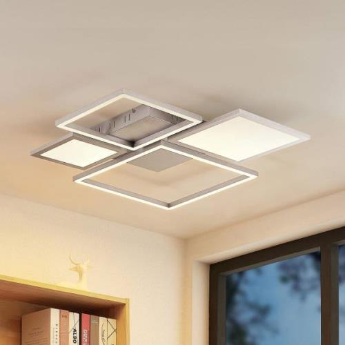 Lucande Narumi LED-taklampa CCT, 75 cm, vit