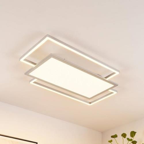 Lucande Ciaran LED-lampa, rektangel, CCT