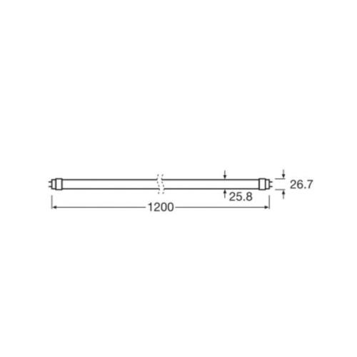 OSRAM LED-rörlampa T8 15W Bio-Lumilux 965 120cm