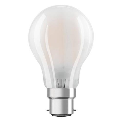 OSRAM LED-lampa B22d Classic 827 8,5 W dimbar matt