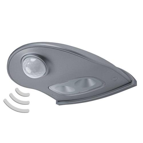 LEDVANCE Door Down LED-utomhusvägglampa, silver