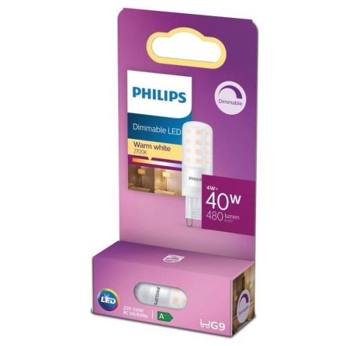 Philips LED-stiftlampa G9 4 W 2 700 K matt dimbar