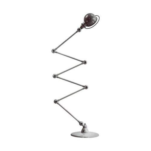 Jieldé Loft D9406 Golvlampa 6x40cm, borstat stål