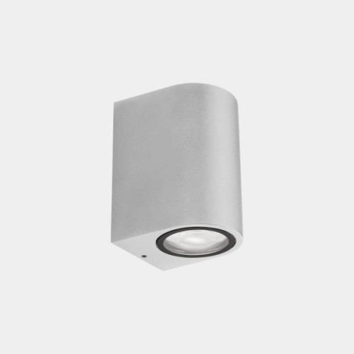 LEDS-C4 LED-utomhusvägglampa Bob Single, vit, bredd 7 cm, aluminium