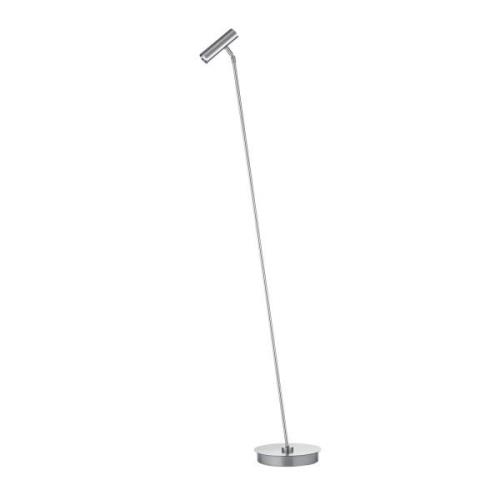 HELL LED-golvlampa Tom Pro, matt nickel, 1 lampa, CCT, dimmer