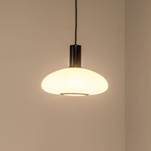 Euluna Hänglampa Milano, 1 lampa, oval, vit