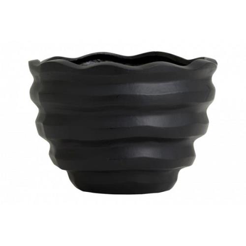 Nordal - KAWAU flower pot, black, small