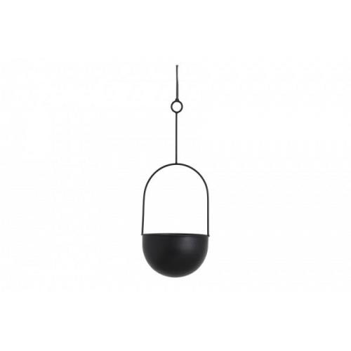 Nordal - TORCELLO hanging pot, black