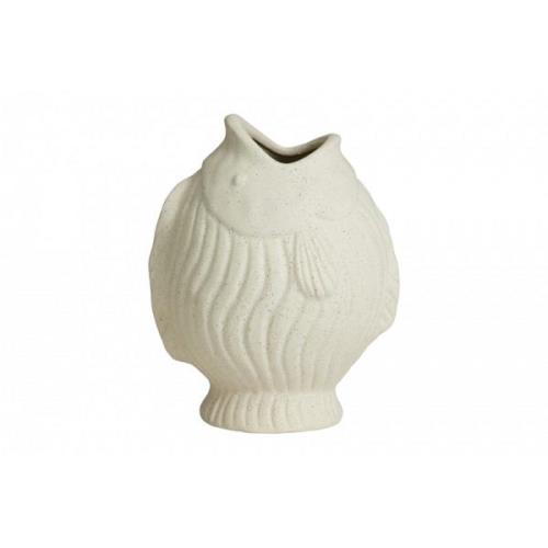 Nordal - DUCIE fish vase, L, white