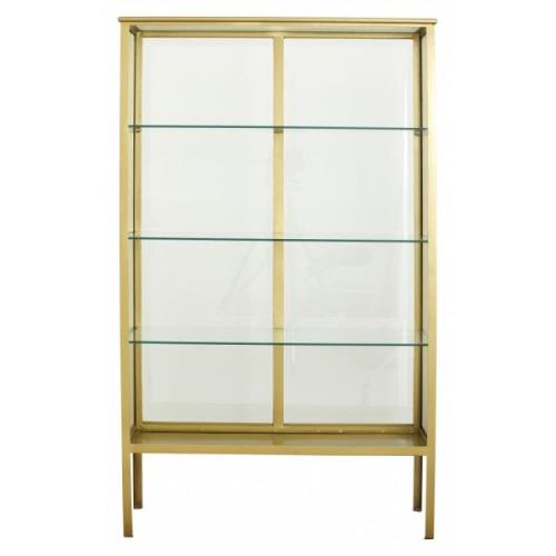 Nordal - MAKALU display cabinet, golden