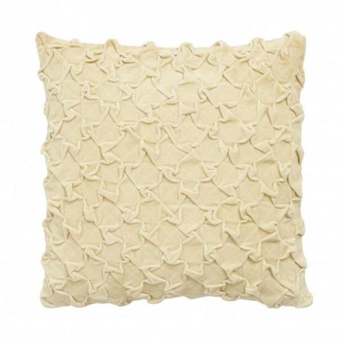 Nordal - Cushion cover, creamy yellow, velvet