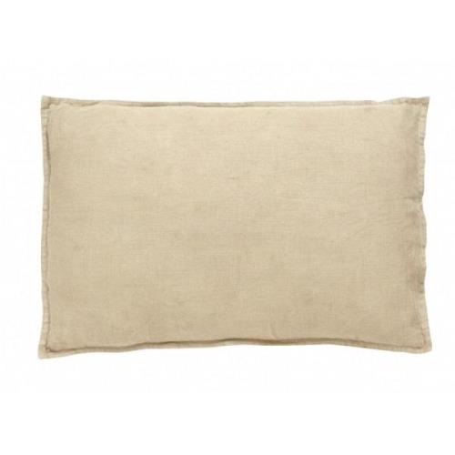 Nordal - VELA cushion cover linen, dark sand