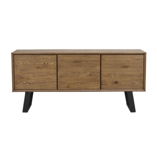 Rowico Home - Melville sideboard 160 brun ek/svart metall